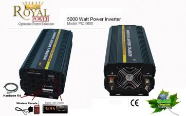 5000 Watt Power Inverter Charger 12 Volt DC To 110 Volt AC