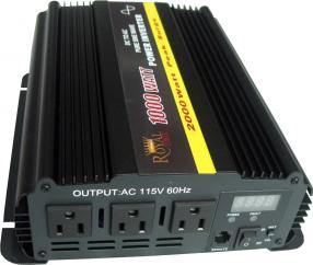 Pure Sine 1000 Watt Power Inverter 12 Volt DC to 120V AC